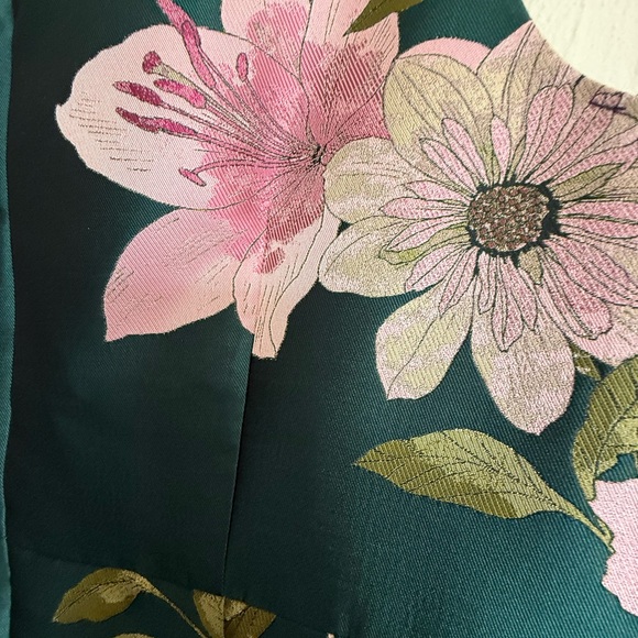 Eliza J Green and Pink Floral High Low Dress - Picture 4 of 8